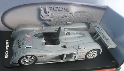 Hot Wheels Cadillac LMP 1:18 Scale Diecast Model Silver Boxed • £29.99