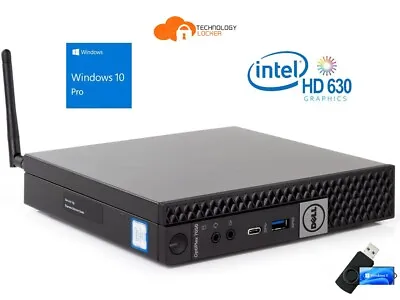 $279.65 • Buy Dell OptiPlex 7050 Micro PC I5-7500T 8GB RAM 256G SSD Win 11 Pro HDMI USB-C WiFi