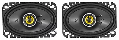 Pair KICKER 46CSC464 4x6  300 Watt 4-Ohm 2-Way Car Audio Coaxial Speakers CSC464 • $52.96