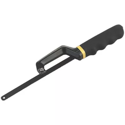 Mini Hacksaw With Bi-Metal Blade - Comfort Foam Dipped Handle - Lightweight Saw • £18.99