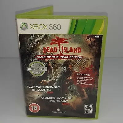 Xbox 360 Dead Island GOTY Edition Classics With Manual Disc In Good Condition  • $11.95