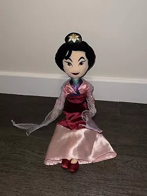Disney Store Princess Mulan Plush Soft Rag Doll Teddy Bear • £9.95