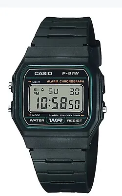 New & Genuine Casio F91W-3.  Digital Watch With Box Water Resist Alarm Stopwatch • $39.90