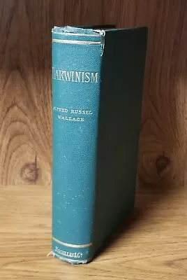 Darwinism By Alfred R Wallace HC 1889 First Edition Illustrated W/ Fold-Out Map • $199.99