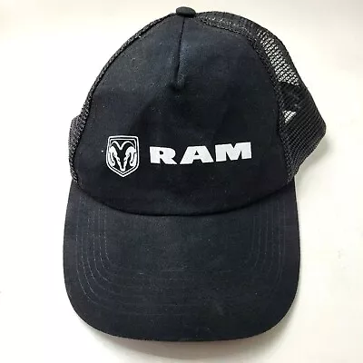 Dodge Ram Trucks Mesh Back Hat Cap Snapback Black B307D • $8.99