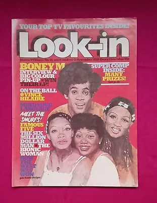 Vintage LOOK-IN Magazine 11 NOV 1978 #46   BONEY M  Great Condition • £7