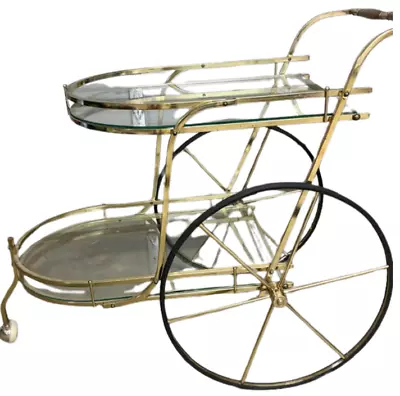 Mid Century Bar Or Tea Cart • $900