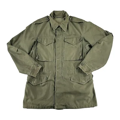 M-1951 US Army M-51 Field Jacket Korean War Mens Size Small Long Early 1951 USA • $118.88