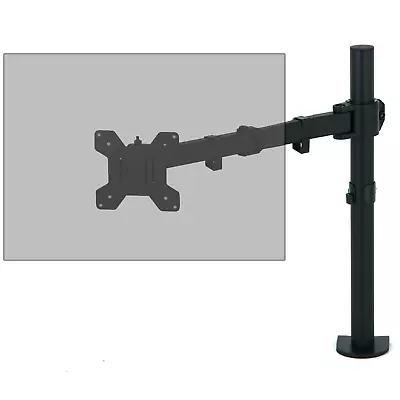 Single Arm Desk Mount Lcd Led Computer Monitor Bracket Stand 13”-32” Screen Tv • £14.95