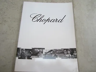 £26 • Buy Chopard Sales Brochure Catalogue No 27 1996 Haute Joaillerie Rose Mille Miglia