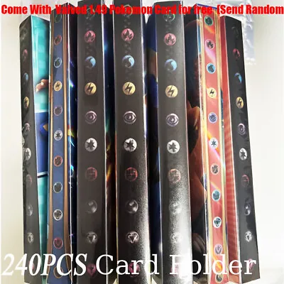 Trading Cards Album 240 Cards Game Binder Book Collection Folder Holder • £4.98