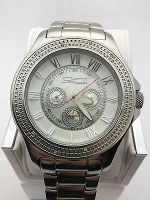 JoJino Men's White Mother Of Pearl Dial Stainless Steel Bracelet Watch J280 • $99
