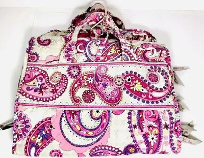 Vera Bradley Jewelry Organizer Paisley Meets Plaid Hanging Folding • $16.20