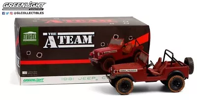 Greenlight 19091 1:18 1981 Jeep Cj-7 (the A-team) Animal Preserve • $59.99