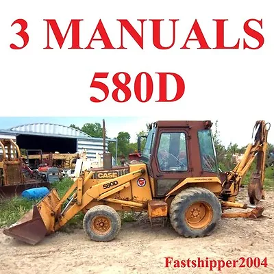 $18.26 • Buy Case 580d Loader Backhoes Shop Service Repair Manual Operator Parts Super 580sd