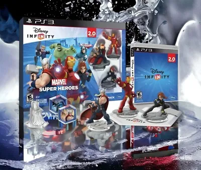 Disney INFINITY PS3 Marvel Super Heroes 2.0 Edition Starter Pack Avengers New  • $23.96