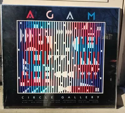 $389.99 • Buy Yaacov Agam 'Sparkling Night Rainbow' Framed Rare