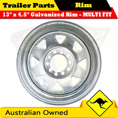 $59.99 • Buy Superior 13 Inch Boat Trailer Rim Wheel Galvanised (Multi-fit) For Ford And HT