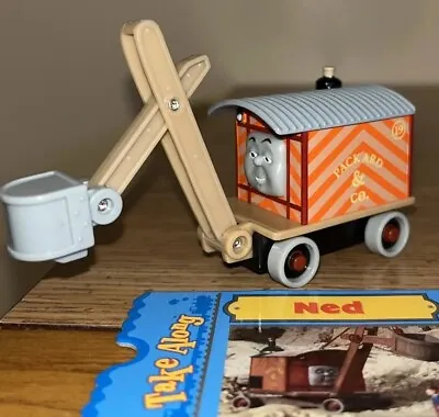 NED ! THOMAS FRIENDS TRAIN TAKE Along COLLECTOR CARD ! STEAM-SHOVEL Mint ! • $39.99