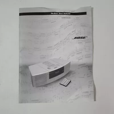 Bose Wave Music AM/FM Radio AWR1-1W Guide Operating Instructions Manual • $11.99