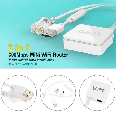 £20.38 • Buy Wired To Wireless Converter Ethernet To WIFI Adapter For CCTV Smart TV TV Box