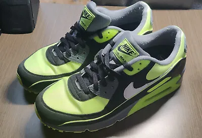 Nike Air Max 1 Custom Mens Shoes 12 Lime Green Color No Longer Available!  • $80