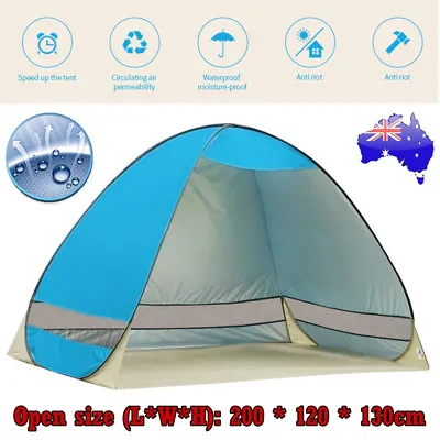 $20.99 • Buy Pop Up Portable Instant Tent Beach Sun Shade Shelter Camping Hiking Canopy Swag