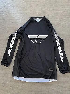Fly Racing Jersey Adult Medium Black Double Sided Logo 4xL • $28.70