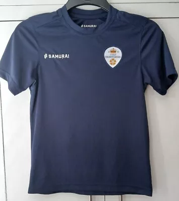 Samurai Derbyshire County Cricket Training Shirt Size UK YL 32  Chest • £3