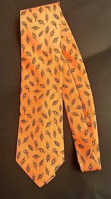 Alynn Neck Ware Tie Coral Sailors Knots Stamford Ct. - 54” Preppy Nautical Vtge • $19.95