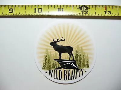Wild Beauty Elk Decal Sticker Camping Outdoors Hike Hiking Nature Adventure • $2.64