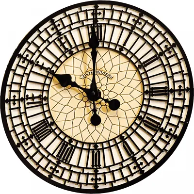 Garden Clock Outdoor Indoor 12  Garden Station Wall Clock BIG BEN Westminster • £20.99