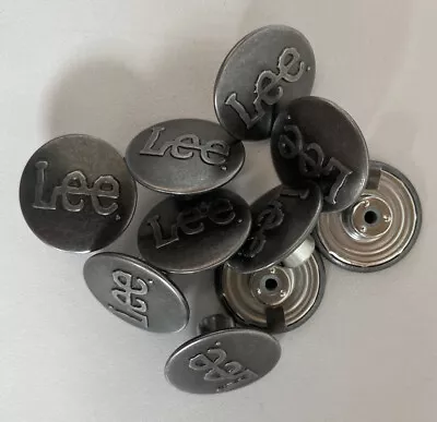 (10) Lee Jeans Pin Spare Buttons New DIY Replacement • $9.99