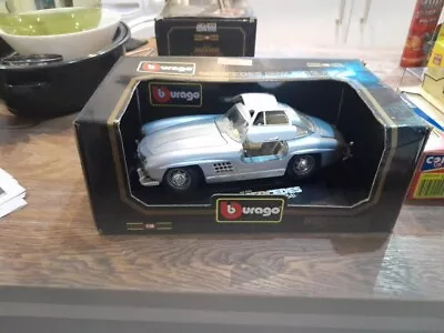 Burago 1 18 Diecast Model Cars Mercedes Benz 300 Sl 1954 • £25