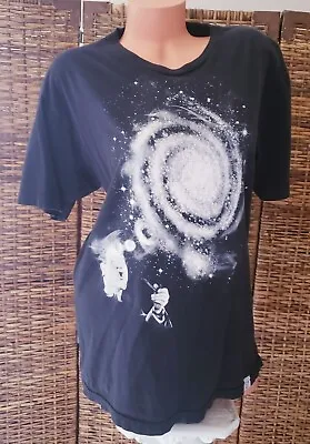 Imaginary Foundation Blown Galaxy Shirt Black Tee T-Shirt Sz L • £7.59