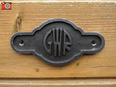 £8.99 • Buy GWR SIGN, PLAQUE. Cast Iron. Vintage Antique Look. Great Western Railway. Nice!