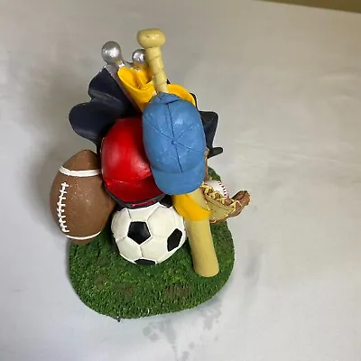 Vintage Sports Resin Painted Bookend- Football Baseball Soccer • $24.99