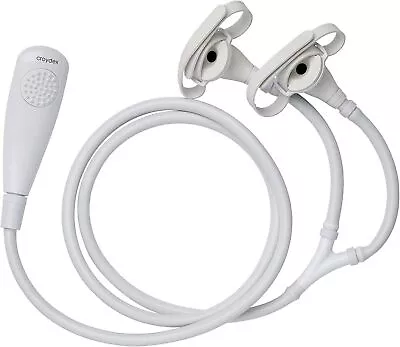 Croydex Removeable Push-Fit Secura Bath Shower Set Mixer Shower Head Hose White • £24.49