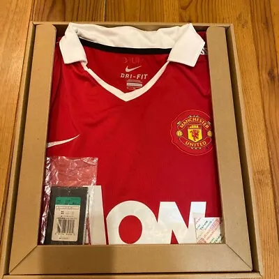 MINTw Box Wayne Rooney 10 XL  Manchester United 2010 2011 Home Jersey  Shirt • $339.98