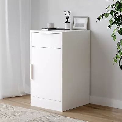 Office Under Desk Storage Cabinet With 1 Drawer & 1 Door End Side Bedside Table • £39.99