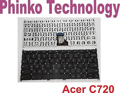 NEW Keyboard For Acer Chromebook C720 C730 C740 C720P C720-2848 US BLACK • $43.99