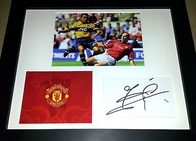 Jaap Stam - Manchester United Signed Display + Postfree • £39.99