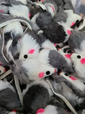 16 Real Rabbit Fur Mouse  • $13.99