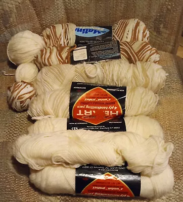 Mixed Lot Natural Tones Acrylic Knitting Yarn • $10