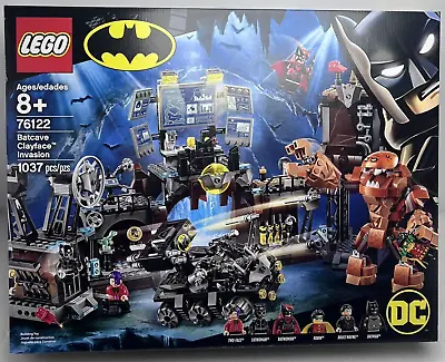 £210.42 • Buy Lego Super Heroes Batcave Clayface Invasion (76122) Batman Toy Kit 1037 Pcs