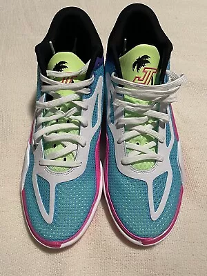 Jordan Tatum 1 Wave Runner Basketball Shoes Blue/Pink US Mens 11.5 • $179