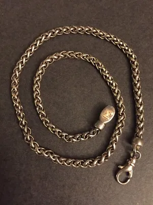 Rare! Vintage Flli Menegatti 14k Gold Sterling Chain Necklace • $185