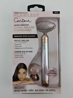 Finishing Touch Flawless Contour Micro Vibrating Facial Roller & Massager NEW • $19.98