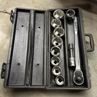 Socket Set 3/4 Inch Drive John Deere Sockets With Craftsman 3/4 Inch Ratchet • $330