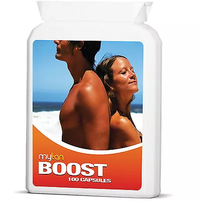 MyTan Boost Tanning Pills 100 Capsules Tan Fast & Dark Sun Tan Pills Bestseller  • $32.95